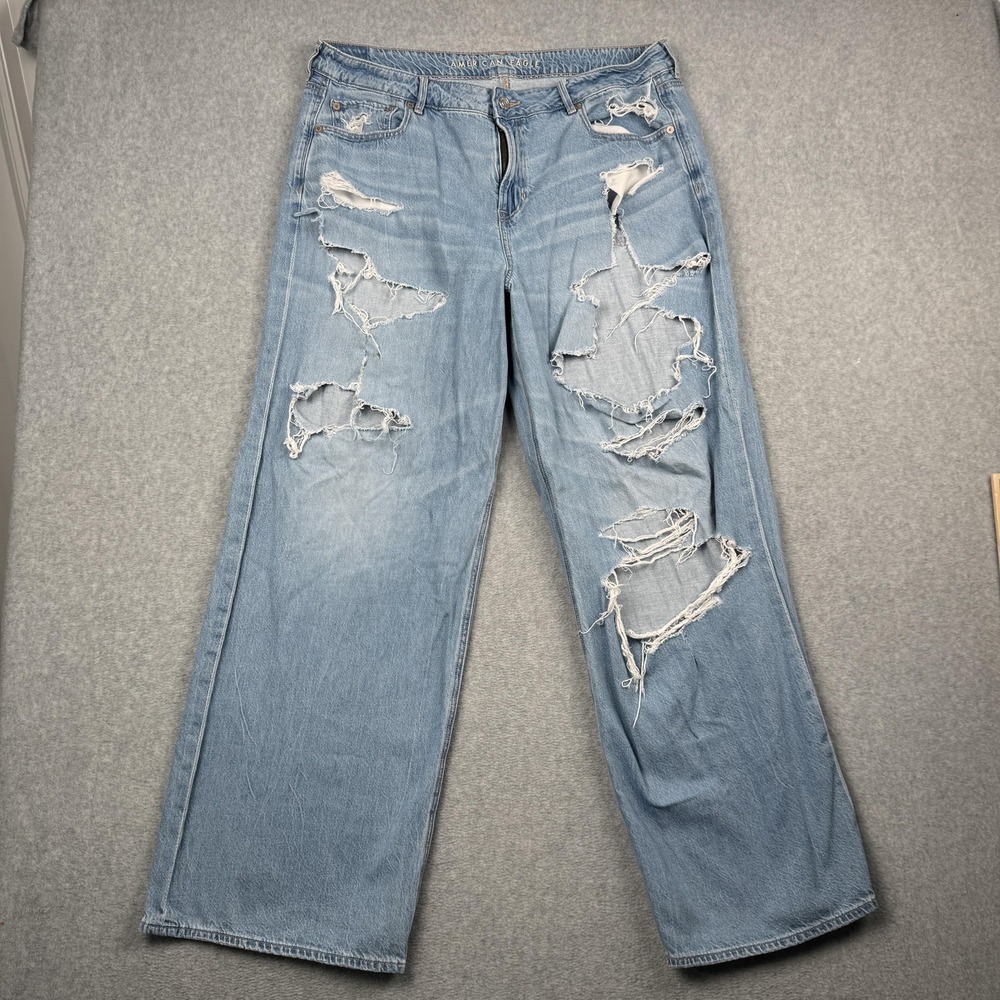 Distressed Light Blue Women's Jeans
